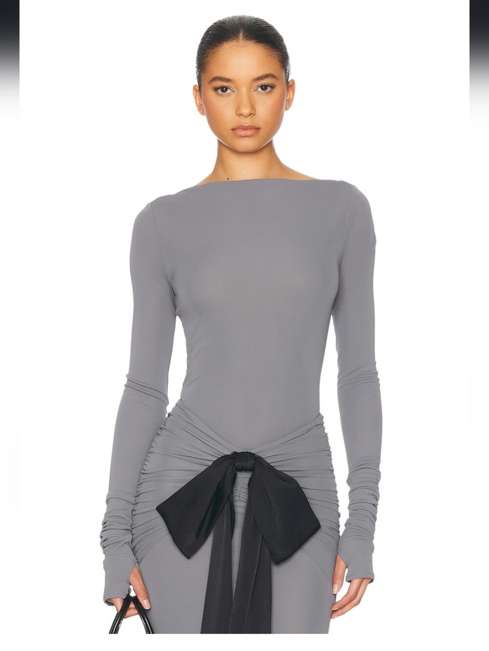 Matte Jersey Long Sleeve Top